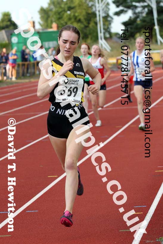 800 metres, 2021 North East Grand Prix 6, Monkton, Wednesday, August 4th. Photo: David T. Hewitson/Sports for All Pics